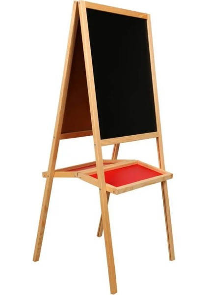 Çift Taraflı Yazı Tahtası 1 Adet 55x45 cm Ahşap Malzeme ile 2-9 Yaş Arası Çocuklar İçin fiyatları