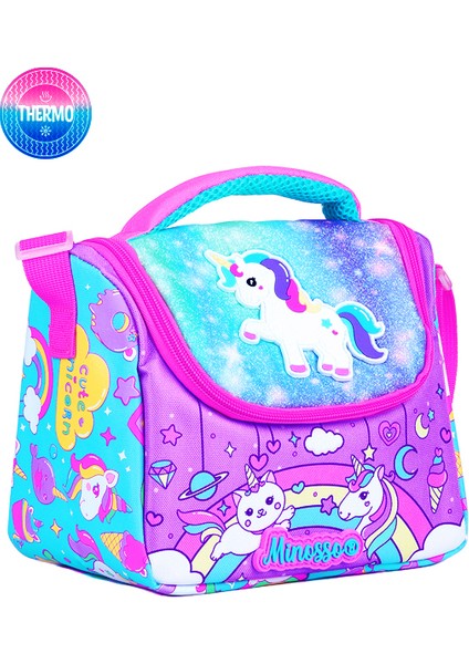 Unicorn Desenli Kız Çocuk Thermo Beslenme Çantası 3007 fiyatları