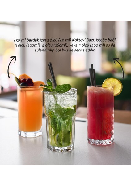 4'lü Kokteyl Seti Cool Lime Berry Hibiskus Portakal Mango Mango Ejder fiyatları