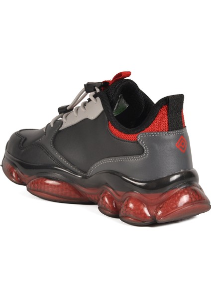 Siyah-Kırmızı Hafif Çocuk Spor Ayakkabı 2054 F fırsatları