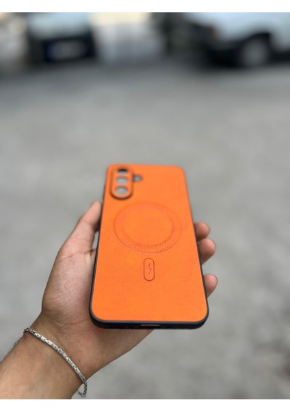 Xiaomi 15 Pro Uyumlu Magsafe Özellikli Deri Görünümlü Silikon Kılıf fiyatları