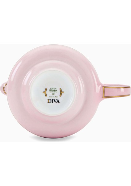Retro Tarzda Colonna Çaydanlık Porselen 770ML Şık Altın Detaylı fırsatları
