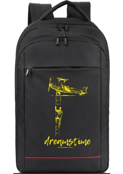 Dreamstime Temalı Sırt Çantası Pilot - Havacı - Uçak Tutkunu Hediye