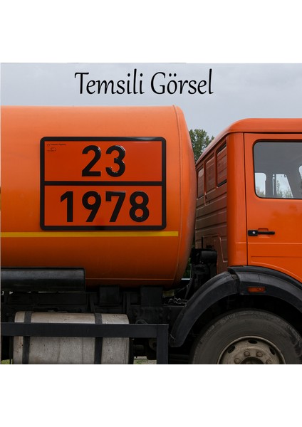 Metal 40X30 cm Levha (1 Adet) 23-1978 Likit Propan Sıvı Propan Taşımacılığı Tehlikeli Madde fırsatları