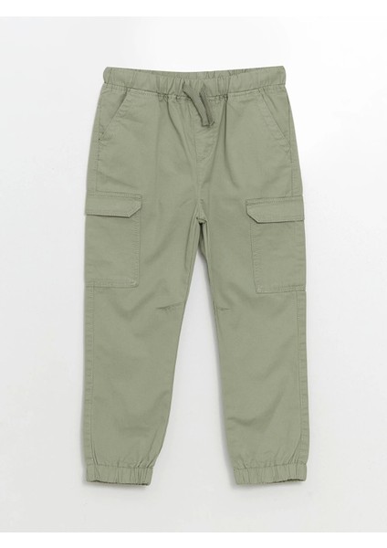 Lcw Kids Yeşil Beli Lastikli Erkek Çocuk Jogger Pantolon modelleri
