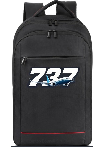 Boeing 737 Sırt Çantası Pilot - Havacı - Uçak Tutkunu Hediye