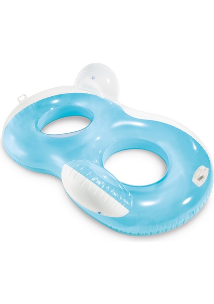 Çift Kişilik Yastıklı Koltuk Simit - Çift Taraflı Şişme Koltuk Simit - Şişme Yastıklı Lounge 198X117 Cm. fiyatları