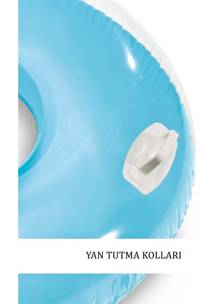 Çift Kişilik Yastıklı Koltuk Simit - Çift Taraflı Şişme Koltuk Simit - Şişme Yastıklı Lounge 198X117 Cm. fırsatları