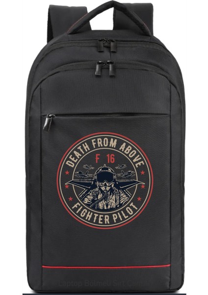 Fighter Pilot Sırt Çantası Pilot - Havacı - Uçak Tutkunu Hediye