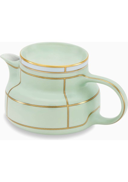 Retro Tarzda Colonna Çaydanlık Porselen 770ML Şık Altın Detaylı fiyatları