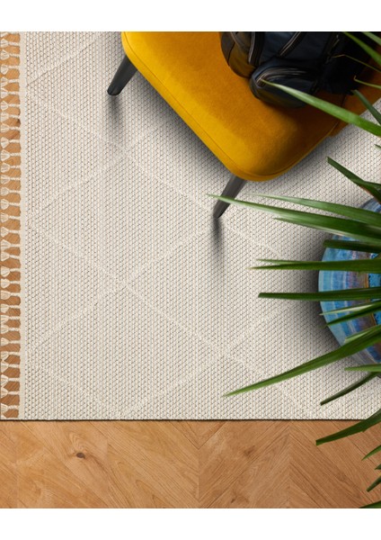 Mazara Del Vallo Bej Geometrik Etnik Modern Desenli Poliproplen Hav Vermeyen Leke Tutmayan Kolay Temizlenen Yumuşak Makine Salon Yolluk Mutfak Halı indirimleri