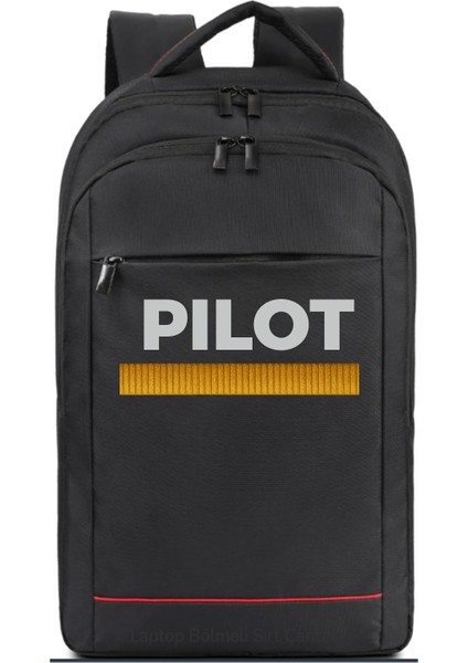 Tek Sırma Pilot Sırt Çantası Pilot - Havacı - Uçak Tutkunu Hediye