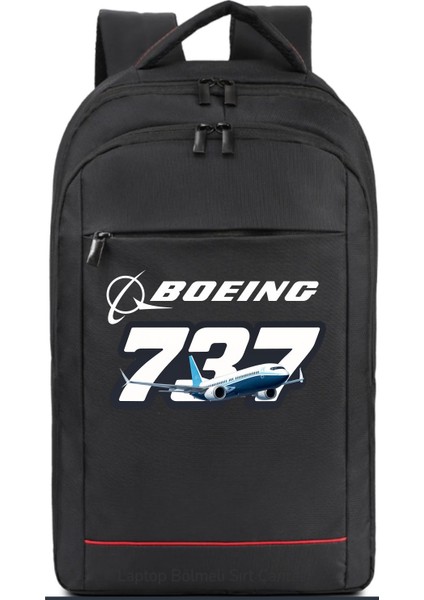 Boeing 737 Sırt Çantası Pilot - Havacı - Uçak Tutkunu Hediye