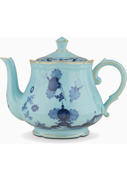 Çaydanlık Porselen 680ML Oriente Italiano Koleksiyonu Şık Desen Kapaklı