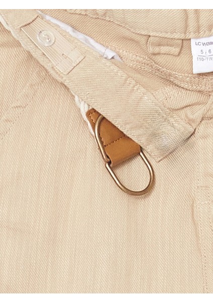 Lcw Kids Bej Beli Ayarlanabilir Gabardin Erkek Çocuk Pantolon fiyatları