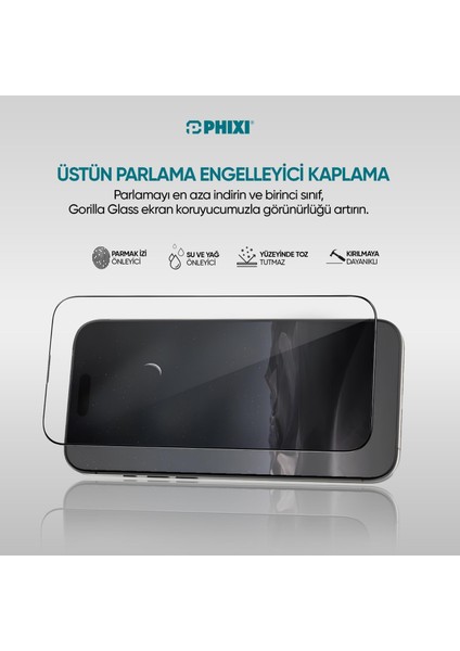 Gorilla Guard iPhone 14 Kırılmaz Cam – Hd Temperli, Tekrar Yapışabilir, Suyla Temizlenebilir, Anti-Statik, Süper Kavisli Ekran Koruyucu modelleri