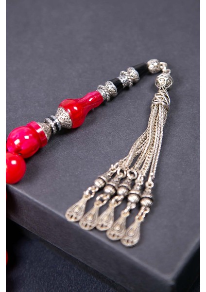 Küre Nakkaş Imameli 17'lik Sıkma Kehribar Tesbih fırsatları