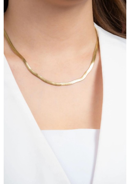 Italyan Ezme Zincir Kolye