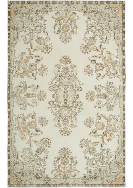 Ikat Kahverengi Ikat Ipek Modern Desenli Yün Hav Toz Vermez Leke Tutmayan Salon Yolluk Mutfak El Dokuma Halı
