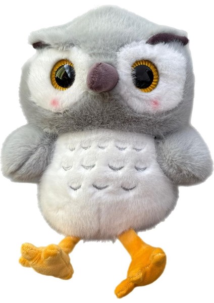 Sevimli Oturabilen Uyku Arkadaşım Baykuş 30 cm Peluş Oyuncak
