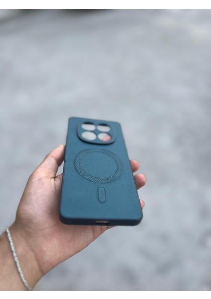 Xiaomi Redmi Note 14 Uyumlu Magsafe Özellikli Deri Görünümlü Silikon Kılıf fiyatları