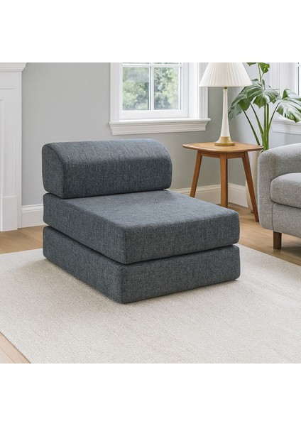 Meira Sallanır Tek Kişilik Katlanır Yataklı Koltuk, Gri modelleri