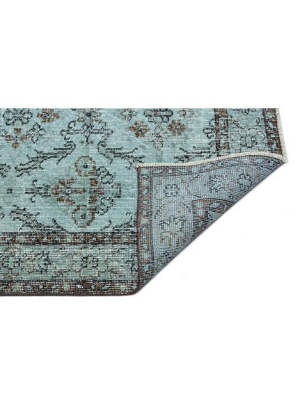 Atina Mavi Eskitme Yün Modern Desenli Yün Hav Toz Vermez Leke Tutmayan Salon Yolluk Mutfak El Dokuma Halı fiyatları