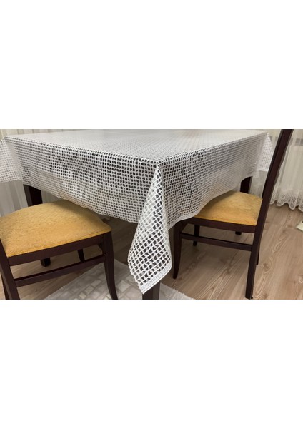 Decorecor Lüks Silinebilir Hijyenik Hasır Desen Şeffaf Kaplama Pvc Muşamba Masa Örtüsü 043-W modelleri