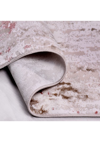 Kahverengi Modern Etnik Desenli Mikro Hav Vermeyen Leke Tutmayan Kolay Temizlenen Yumuşak Makine Salon Yolluk Mutfak Halı modelleri