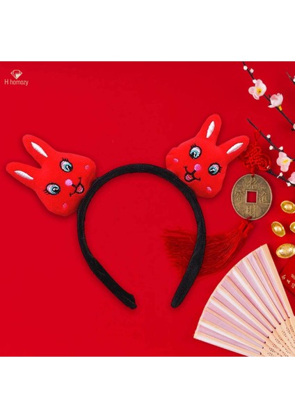 Çin Yeni Yıl Kafa Bandı Parti Malzemeleri Hairbands Şapkalar Süslemeleri Kostüm Performansı Için Saç Aksesuarları Balo Fotoğraf Sahne Karnaval, Stil D (Yurt Dışından)