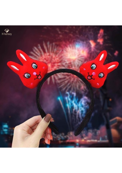 Çin Yeni Yıl Kafa Bandı Parti Malzemeleri Hairbands Şapkalar Süslemeleri Kostüm Performansı Için Saç Aksesuarları Balo Fotoğraf Sahne Karnaval, Stil D (Yurt Dışından) modelleri