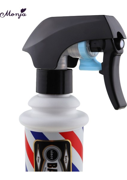Monja 150 ml Şerit Desen Sprey Boş Şişe Kuaför Saç Kesimi Kuaförlük Su Püskürtücü Şişe Berber Şekillendirici Spreyler Araçları-Gümüş (Yurt Dışından) modelleri