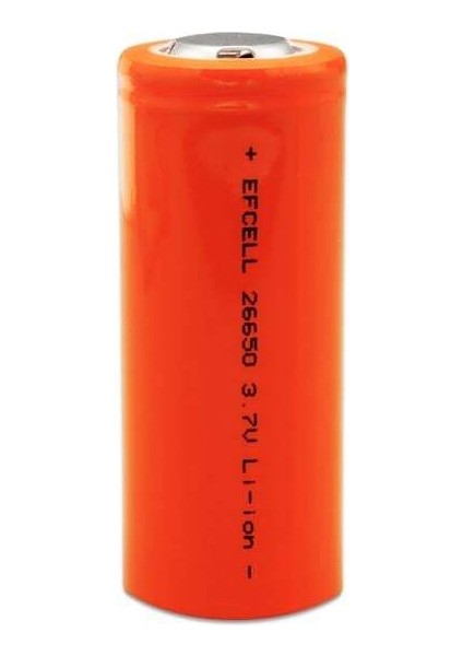 Efcell 3.7 Volt 4500 Mah Icr 26650 Şarj Edilebilir Pil