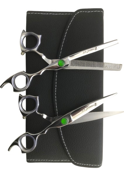 Profesyonel Berber Kuaför Saç Kesim Makas Seti 6.5 inç 2'li Deri Çanta Model FRZ65YSL fiyatları