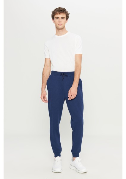 Pamuklu Standart Fit Beli Bağlamalı Desenli Yan Cepli Eşofman Altı fiyatları