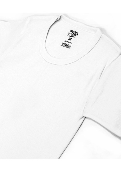 Erkek Çocuk T-Shirt Ribana Açık Yaka (%100 Pamuk) fiyatları