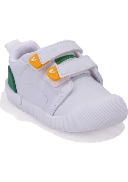Forum 950E25K261 Beyaz Yeşil Ortopedik Erkek Bebe Spor Ayakkabı
