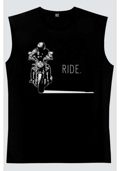 Moto Gölgesi Siyah Kesik Kol | Kolsuz Erkek Tshirt| Atlet fiyatları