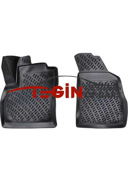 Citroen Nemo Panelvan 2 Parça 2016 3D Havuzlu Paspas Siyah