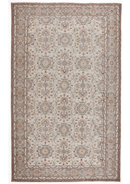 Atina Bej Eskitme Yün Modern Desenli Yün Hav Toz Vermez Leke Tutmayan Salon Yolluk Mutfak El Dokuma Halı