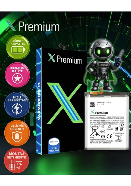 General Mobile Gm 5 Plus Batarya – 3100 Mah Süper Yüksek Kapasiteli Güçlendirilmiş Pil