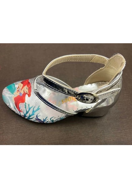 Denizkızı Figürlü Topuklu Ayakkabı