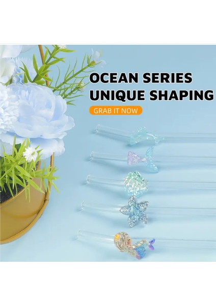 Cam Pipet Okyanus Serisi 5 Adet , Doğum Günü fırsatları