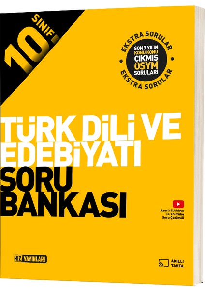 2026 10. Sınıf Türk Dili ve Edebiyatı Soru Bankası Güncel Müfredat fiyatları