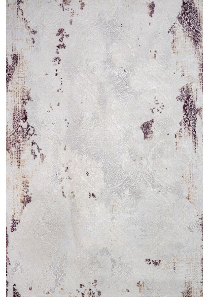 Modern Krem Pamuk Dikdörtgen Modern Desenli Pamuk Makinada Yıkanabilir Hav Toz Vermez Leke Tutmayan Kaymaz Taban Dijital Makine Baskı Salon Yolluk Mutfak Halı