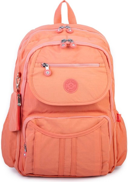 Unisex Büyük Boy Zararlı Kimyasal Içermeyen Waterproof Sırt Çantası Somon