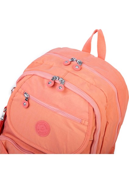 Unisex Büyük Boy Zararlı Kimyasal Içermeyen Waterproof Sırt Çantası Somon modelleri