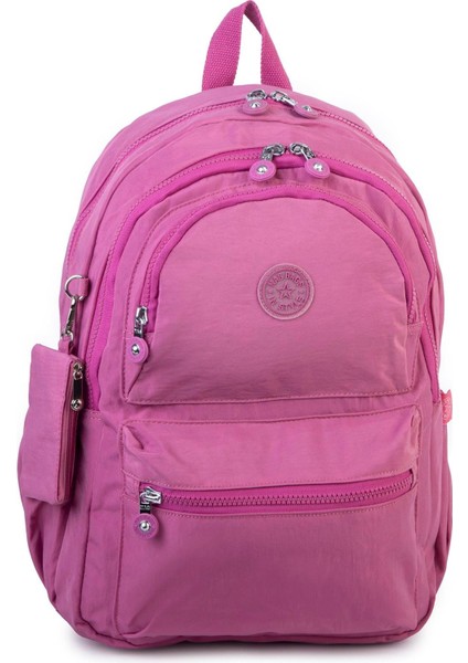 Unisex Zararlı Kimyasal Içermeyen Waterproof Sırt Çantası Gül Kurusu