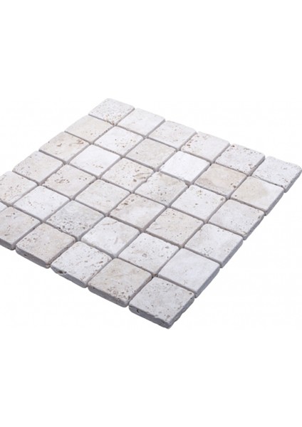 Rustik Light Traverten Mozaik - Outlet - (5x5) fiyatları