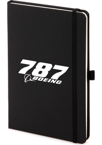 Boeing 787 Not Defteri 13X21 cm Pilot - Havacı - Uçak Tutkunu Hediye
